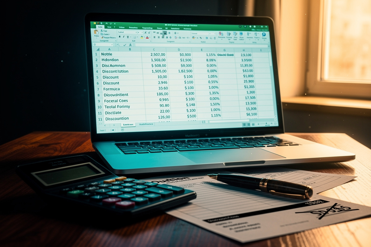 Comment calculer une remise en cascade sur Excel ?