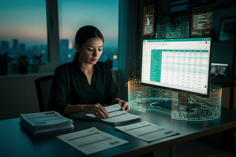 Extraire des données d'une facture PDF vers Excel : IA gratuite