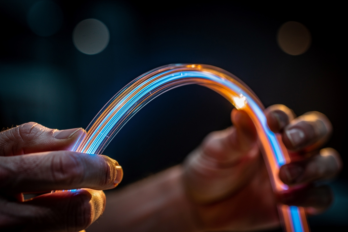 Peut-on plier un câble de fibre optique sans risque ?